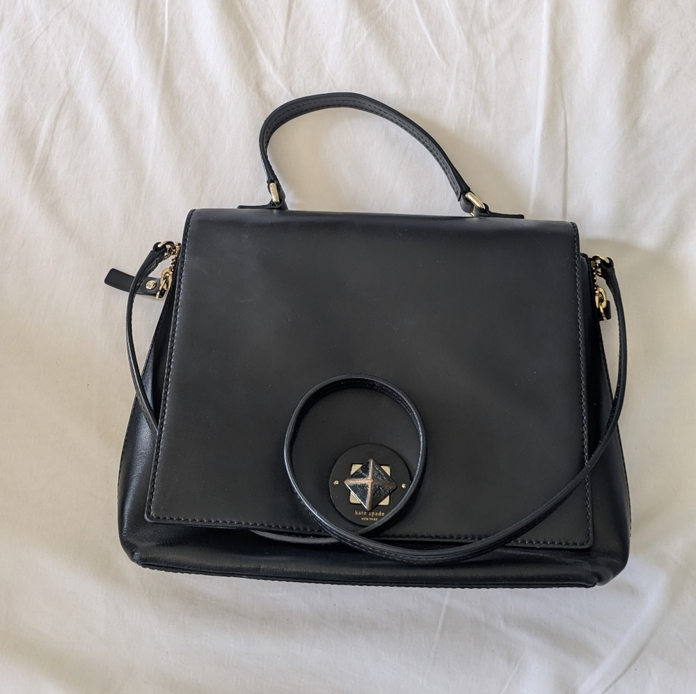 Kate Spade Black Leather Handbag